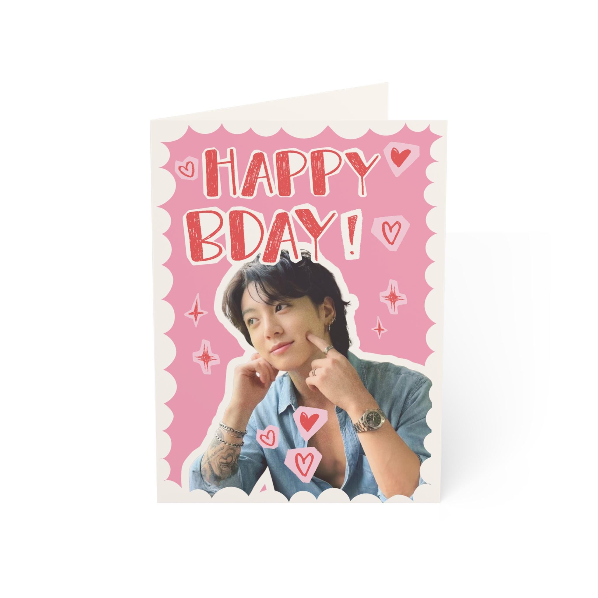 BTS 防弾少年団 会報誌 グリーティングカード Happy Birthday Cards Bts - Etsy