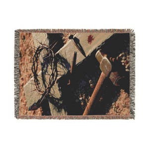 Christian Blanket Religious Home Decor Gift for Believers Cozy Faith Throw Blanket Christian Gift Spiritual Christian Throw Jesus Blanket