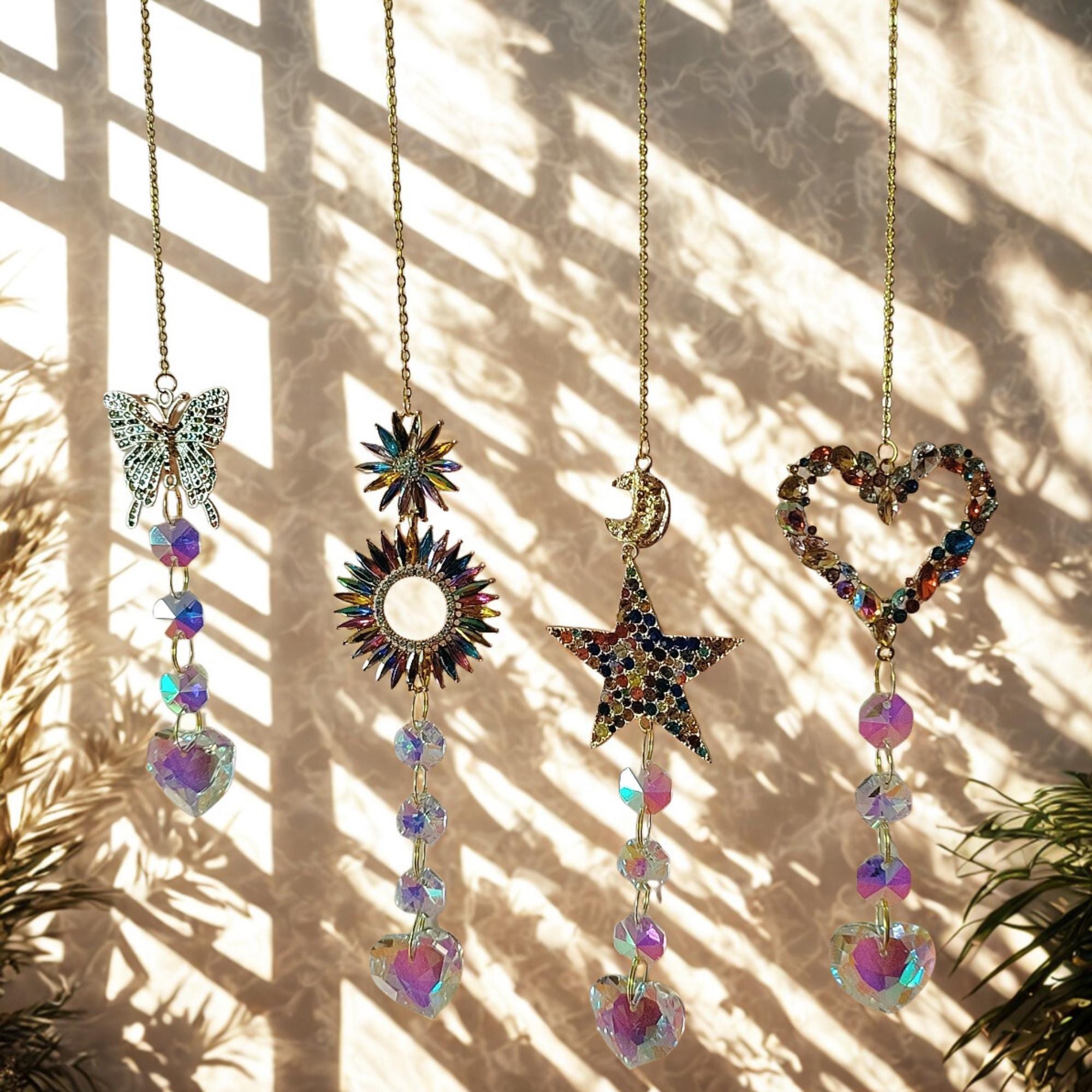 Crystal Rainbow Suncatcher – Handmade Prism Window Decor - Etsy