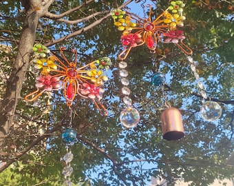 Butterfly Crystal Suncatcher: Rainbow Maker Wall Hanging