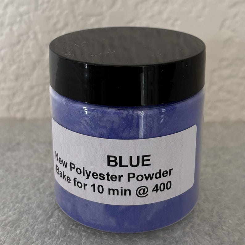 Polyester Powders for powder coating Blue* 3.0oz