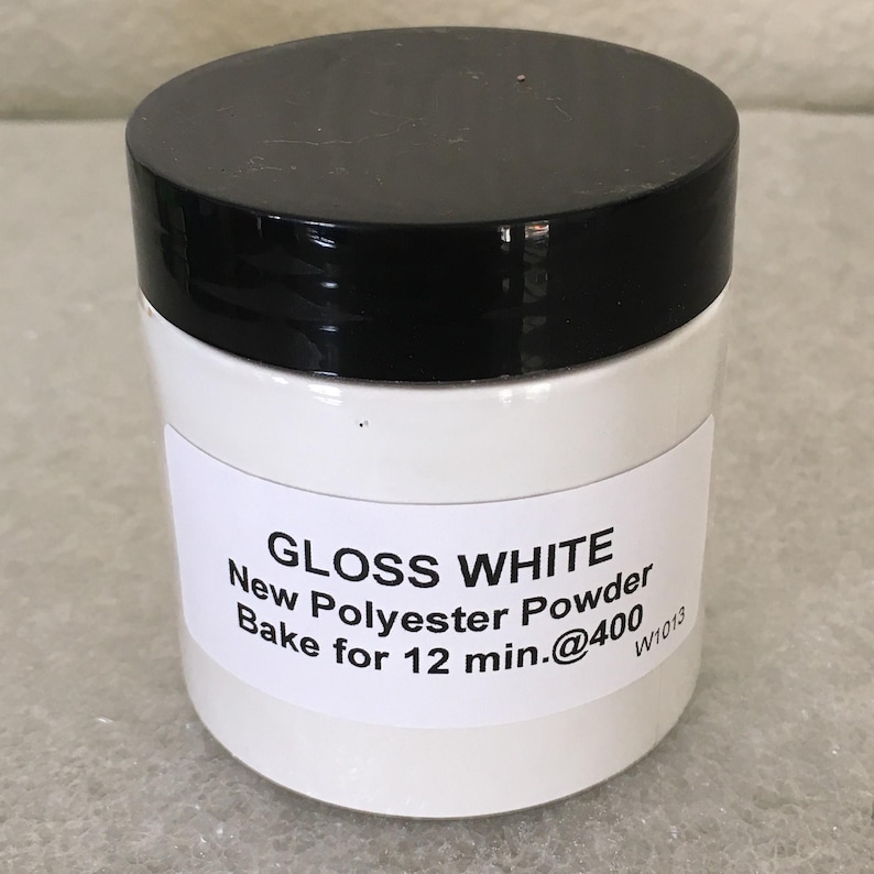 Polyester Powders for powder coating Gloss White 2.8oz