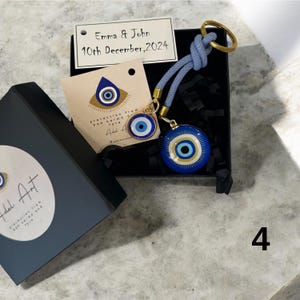Wedding Favors For Guests In Bulk, Personalized Keychain Wedding Nazar, Engagement Gifts,Christmas Gift For Idea, Evil Eye Favors, Evil Eye