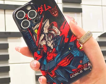 Cool Robot Anime Phone Case for iPhone 16 E 15 14 13 12 11 Pro Max Samsung S24 S23 FE S21 S22 Plus S25 Ultra A34 Google Pixel 8 9 Pro Cases