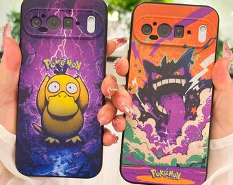 Kawaii Anime Phone Case for Google Pixel 6 7 8 9 10 Pro XL & iPhone 17 16 15 14 13 12 11 Pro Max Samsung S25 S24 FE S23 Plus S26 Ultra Cases