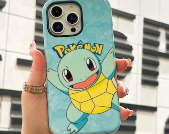 Söt tecknad anime telefonskal för iPhone 17 16 15 14 13 12 Pro Max Samsung S26 S24 FE S23 S21 S22 Plus S25 Ultra Google Pixel 7 8 9 10 fodral