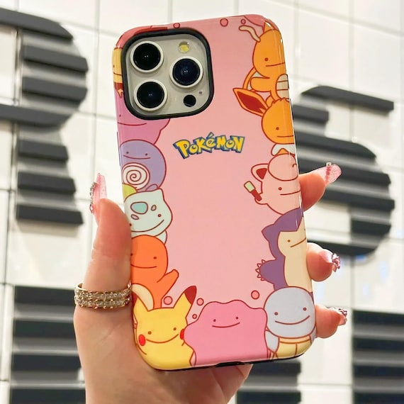 Kawaii Cartoon Anime Phone Case for iPhone 17 16 15 14 13 12 Pro Max Samsung S26 S24 FE S23 S22 Plus S25 Ultra Google Pixel 7 8 9 10 Cases