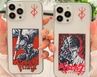 Śliczne, przezroczyste etui na telefon z motywem anime do iPhone'a 17 16 15 14 13 12 11 Pro Max, Samsunga S26 S24 FE, S23 S22 Plus S25 Ultra, Google Pixel 8 9 10 Pro