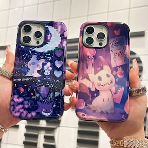 Süße Anime Handyhülle für iPhone 16 15 14 13 12 11 Pro Max XS XR 7 8 Plus Samsung S23 S20 FE S21 S22 Plus S24 Ultra Google Pixel 7 8 9 Pro
