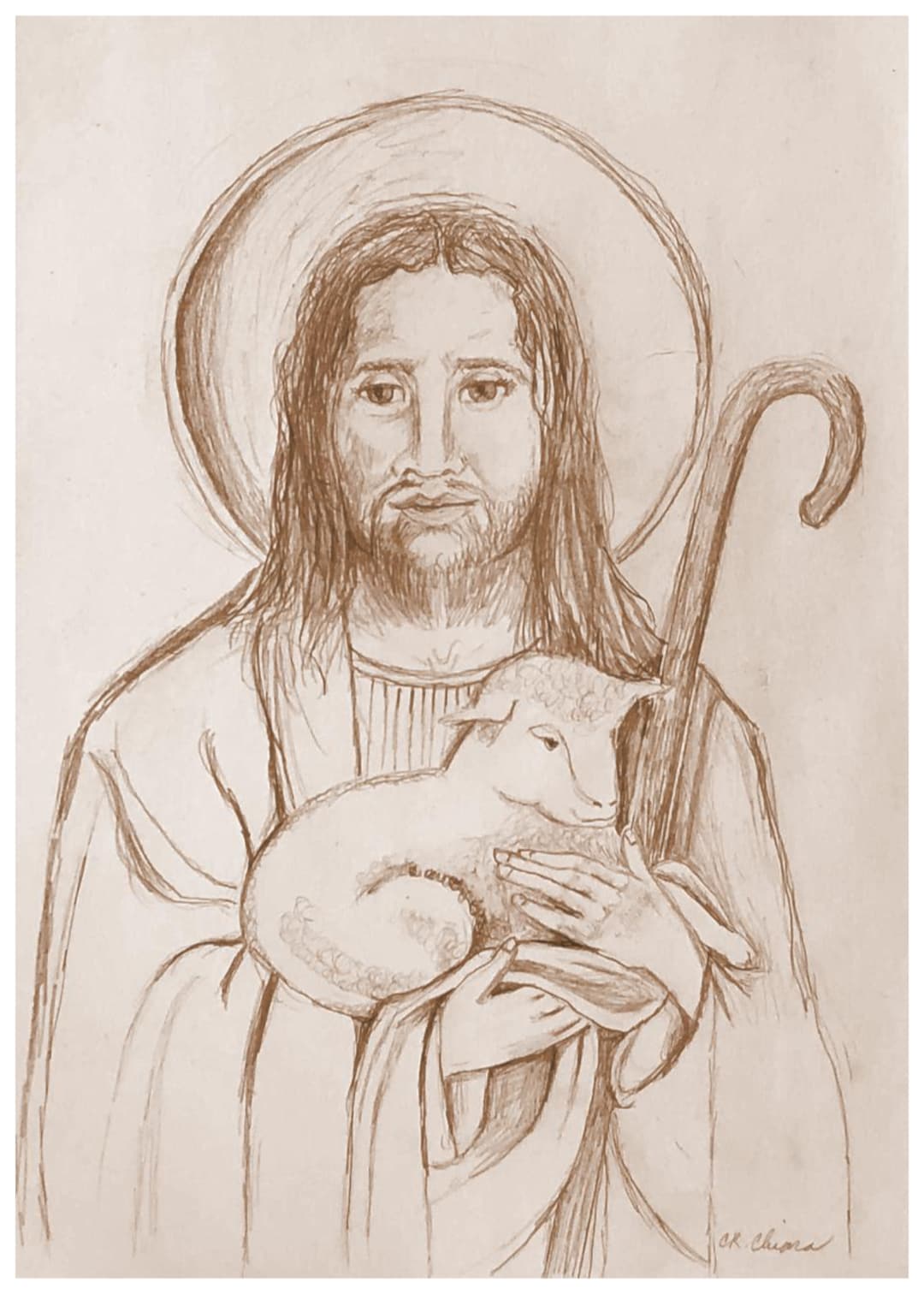 Jesus the Good Shepherd - Etsy