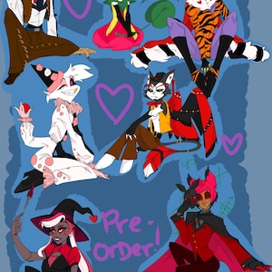 Hazbin Hotel Halloween Eras Keychains