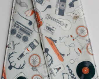 DSLR Camera Strap Cover- lens cap pocket and padding included- Hipster