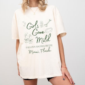 Girls Gone Mild Bachelorette party Shirts Girls Gone Mild Personalized Bachelorette Movie Night Shirt Spa Bachelorette Bach Bridesmaids Gift