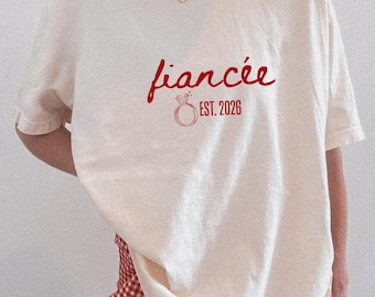 Fiance and Fiancee Shirts, Custom Engagement Shirt, Future Mr. and Mrs. Shirt, Engagement Gift, Fiance Shirt, Gift for Fiancee
