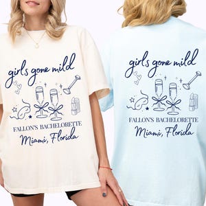 Girls Gone Mild Bachelorette Shirt: Comfort Colors Spa Party Tee