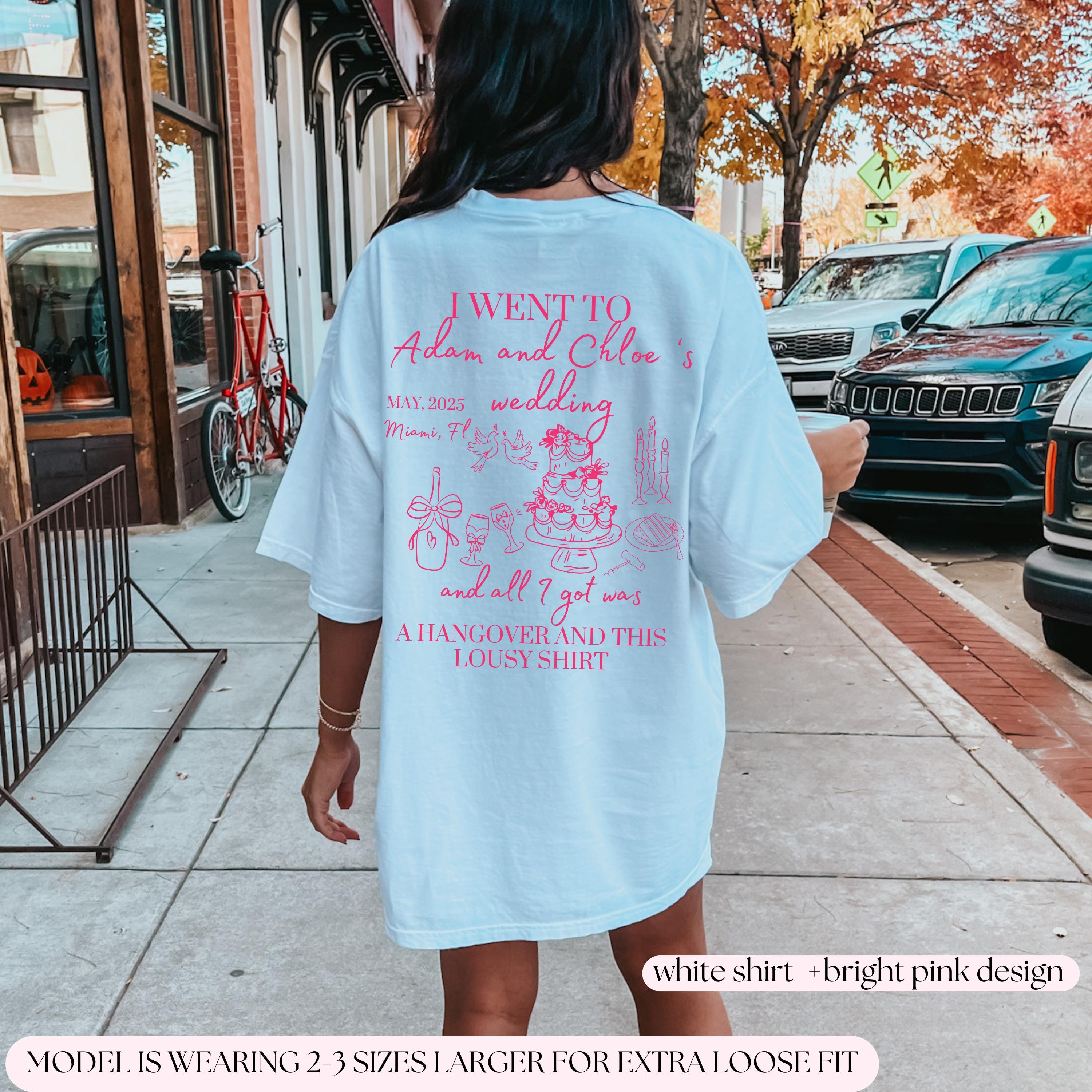 Custom Comfort Colors Wedding Toss Shirt: Newlywed Gift