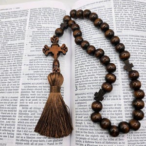Orthodox Prayer Rope – Komboskini with Cross and Tassel