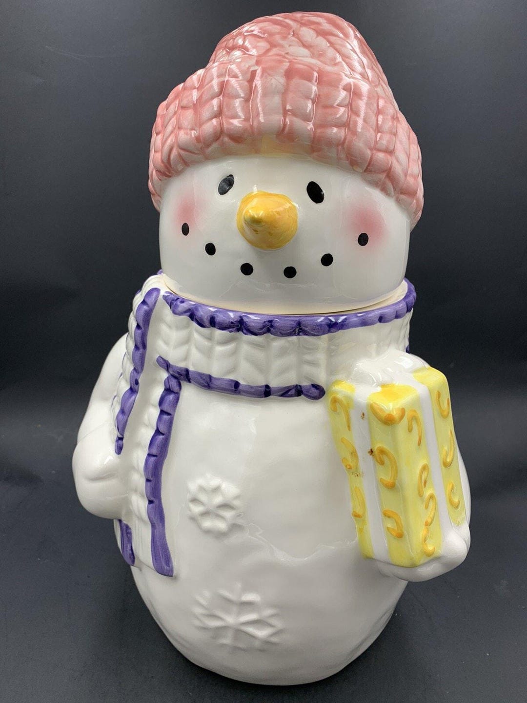 Vintage Snowman Cookie Jar
