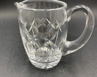 Vintage Waterford Crystal Creamer Pitcher KERRY Marked Waterford