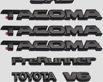 Tacoma 2rd Gen 2005-2015 Blackout Emblem Overlay TRD Off Road SR5 Accessories