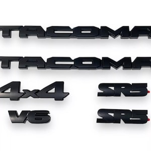 Tacoma 3rd Gen 2016-2023 Blackout Emblem Overlay TRD Off Road SR5 Akcesoria, 2014-2024