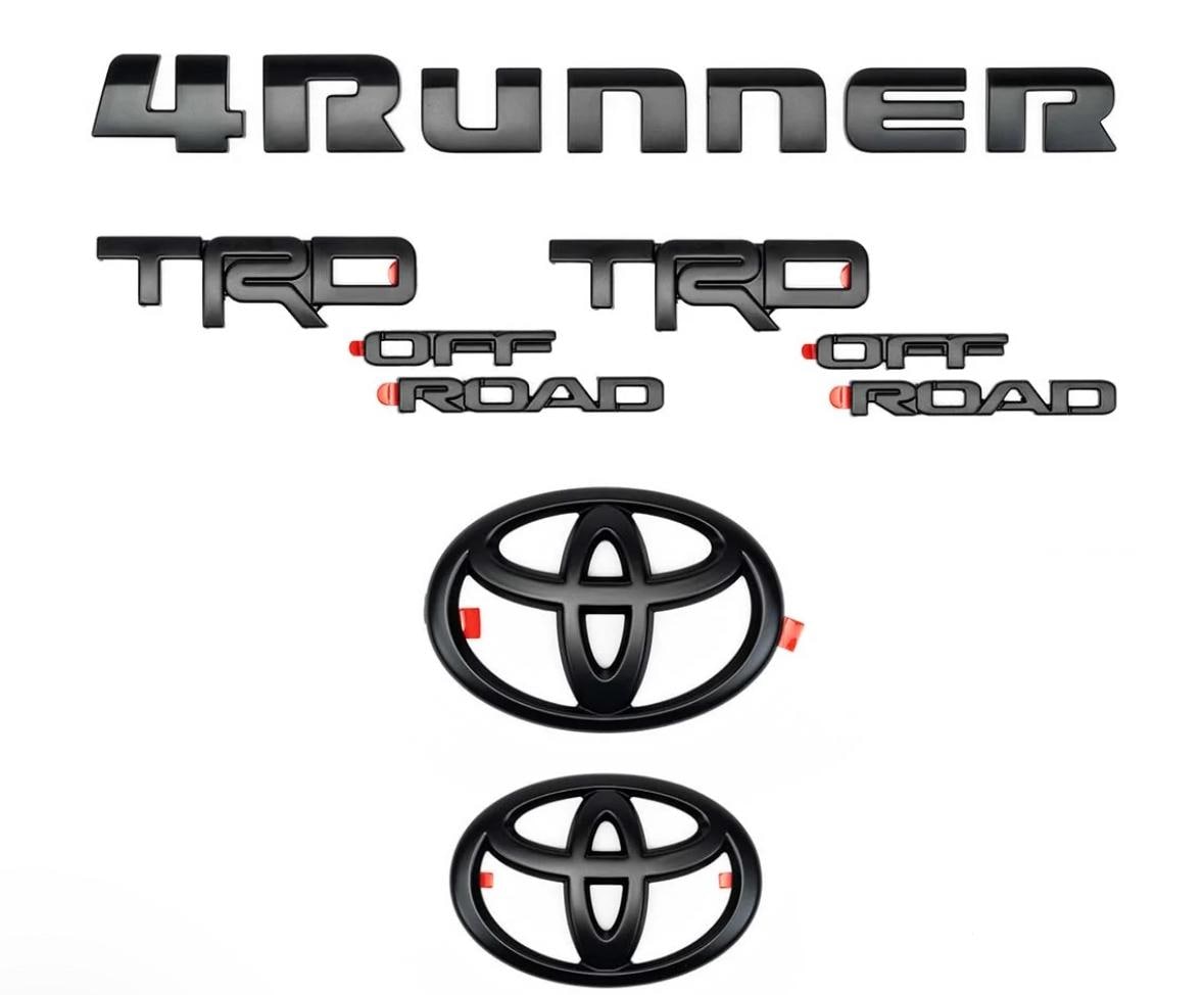 4Runner 5th Gen Blackout Emblem Overlay TRD Off Road Limited Accessories, 2014-2024