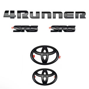 Nakładka na emblemat Blackout 4Runner 5th Gen SR5 Off Road Limited Akcesoria, 2014-2024
