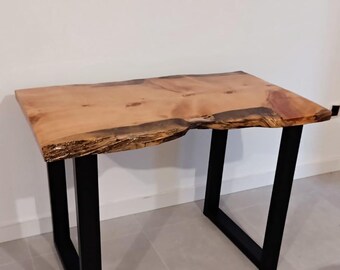 Side table, coffee table, natural wood table