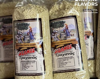 Pasta griega Trahanas hecha a mano: Sopa de superalimentos del Monte Helmos (500 g/17,6 oz)