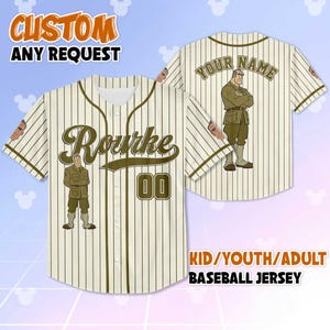 Personalized Commander Lyle Tiberius Rourke Baseball Jersey, Custom Atlantis Shirt, Atlantis The Lost Empire Gift for Fans