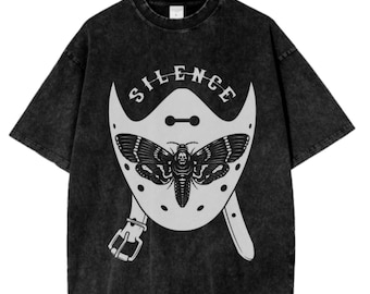 Camiseta de El silencio de los corderos: Camiseta retro de película de terror