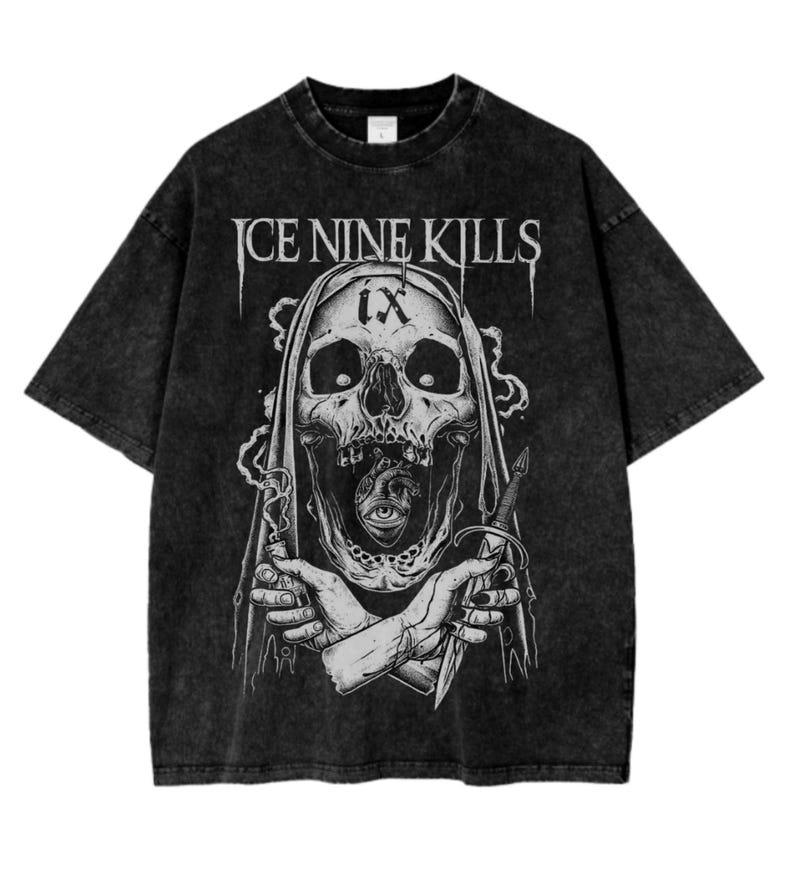 Ice Nine Kills Halloween Haunt Official Unisex T-Shirt – Black Band Tee, Soft Cotton, Multiple Sizes