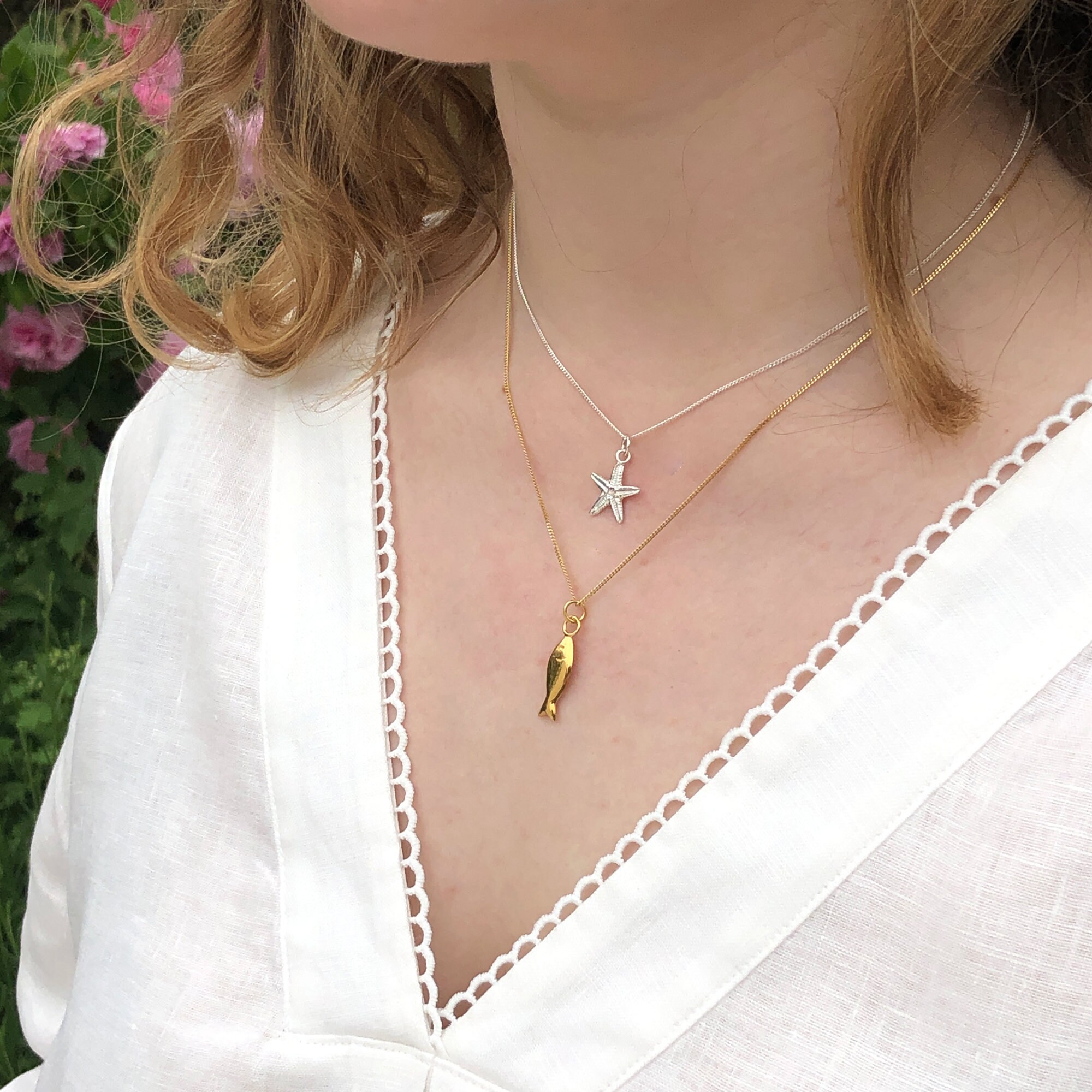 Fish pendant designs in hotsell gold