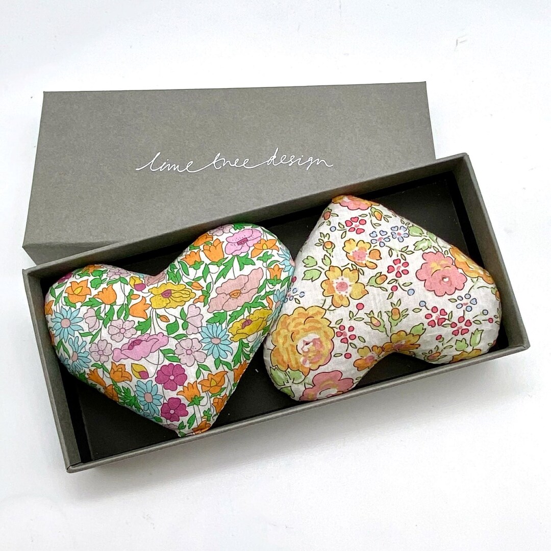 Box of 2 Lavender Heart Drawer Scenters happily Ever After, Handmade