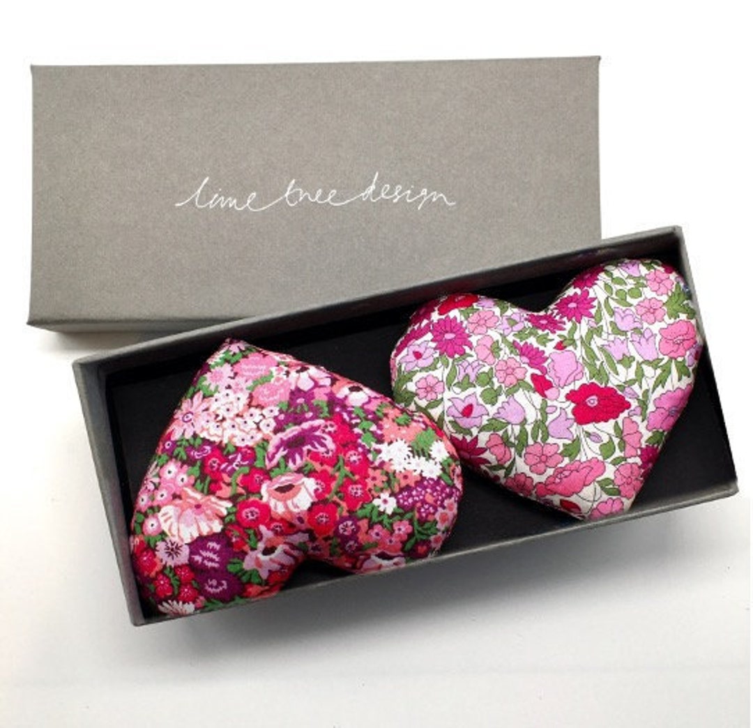 Box of 2 Lavender Heart Drawer Scenters heart and Soul, Handmade With