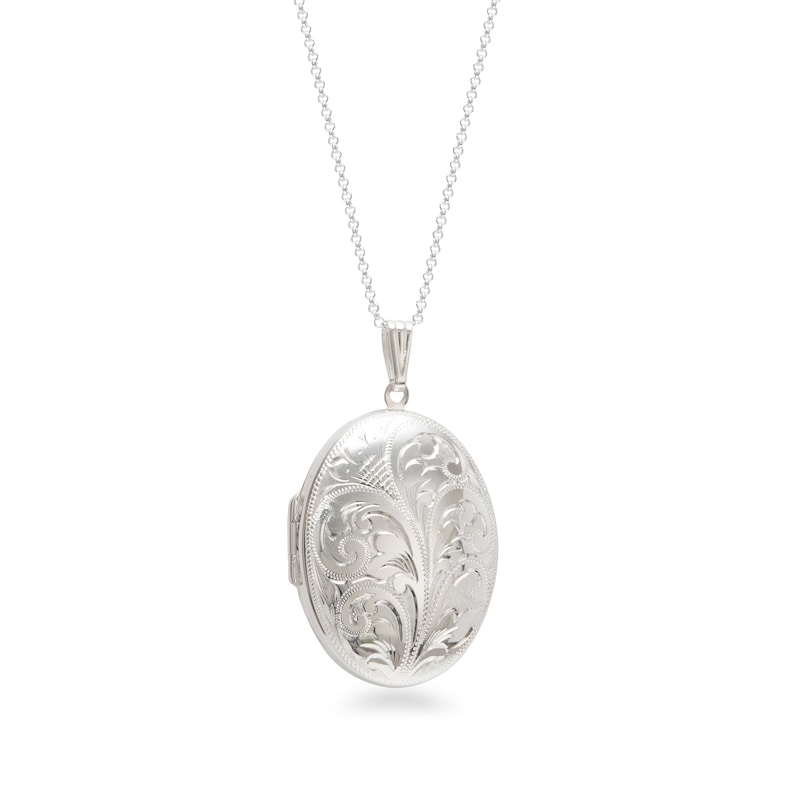 extra large sterling silver locket