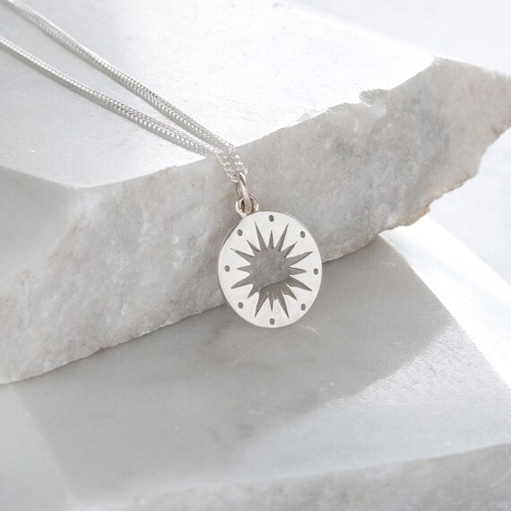 Sand Dollar Charm 16mm Diameter Antiqued Sterling Silver Sand Dollar Charm 16mm Diameter Antiqued Sterling Silver