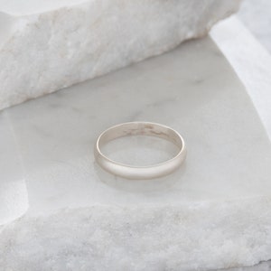 Matte Stacking Ring Sterling Silver