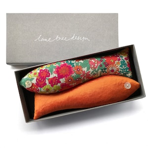 Chelsea Box of 2 Lavender Fish Drawer Scenters, Handmade with Liberty Tana Lawn Fabric and Silk Lavender Bags in Gift Box BS214