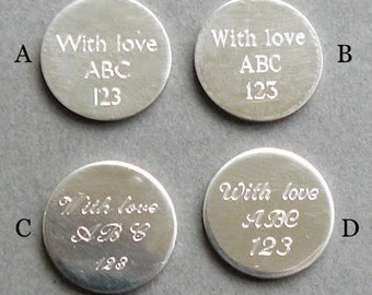Engraving only for our modern lockets *must be purchased with a Lime Tree Design locket*