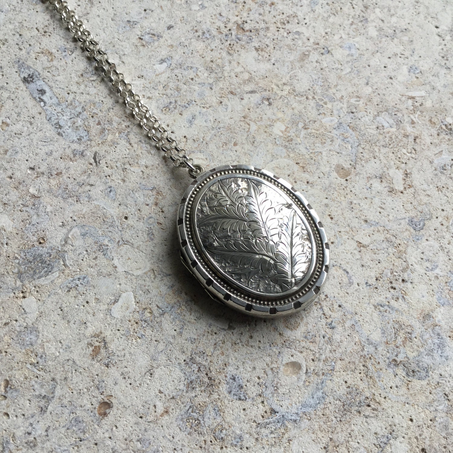 Large Victorian Locket Pendant