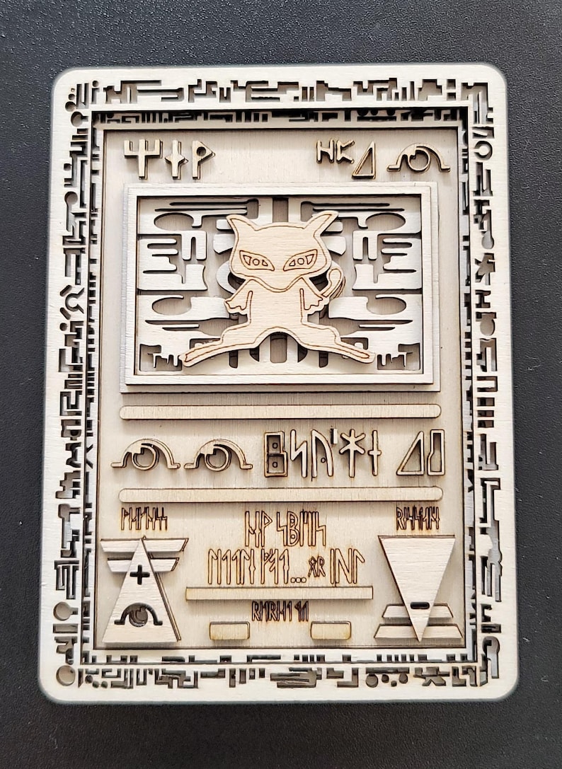 Ancient Mew Shadow Box Pyramid Theme.