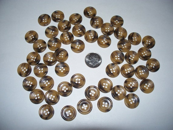 Bulk Lot, 500 Brown & Gray Buttons, Lot BG-1 free US Shipping 