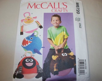 New Pattern, McCall's Pattern, Hopping Ball Covers Pattern, Craft Pattern, M6720