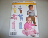 New Pattern, Simplicity Pattern, Baby Clothes Pattern, Kids Clothes Pattern, 2291