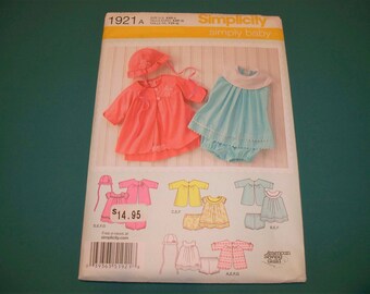 New pattern, Simplicity Pattern, Baby Clothes Pattern, Kids Clothes Pattern, 1921