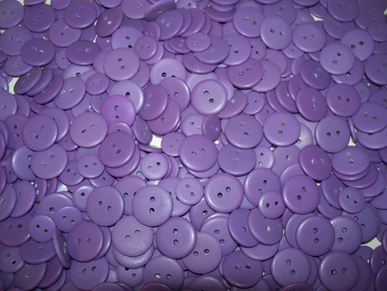 Purple Buttons. Small and Medium Buttons Two Hole Buttons - Etsy