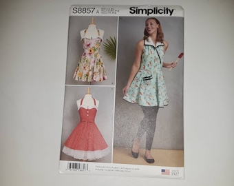 New Pattern, Simplicity Pattern, Apron Pattern, S8857