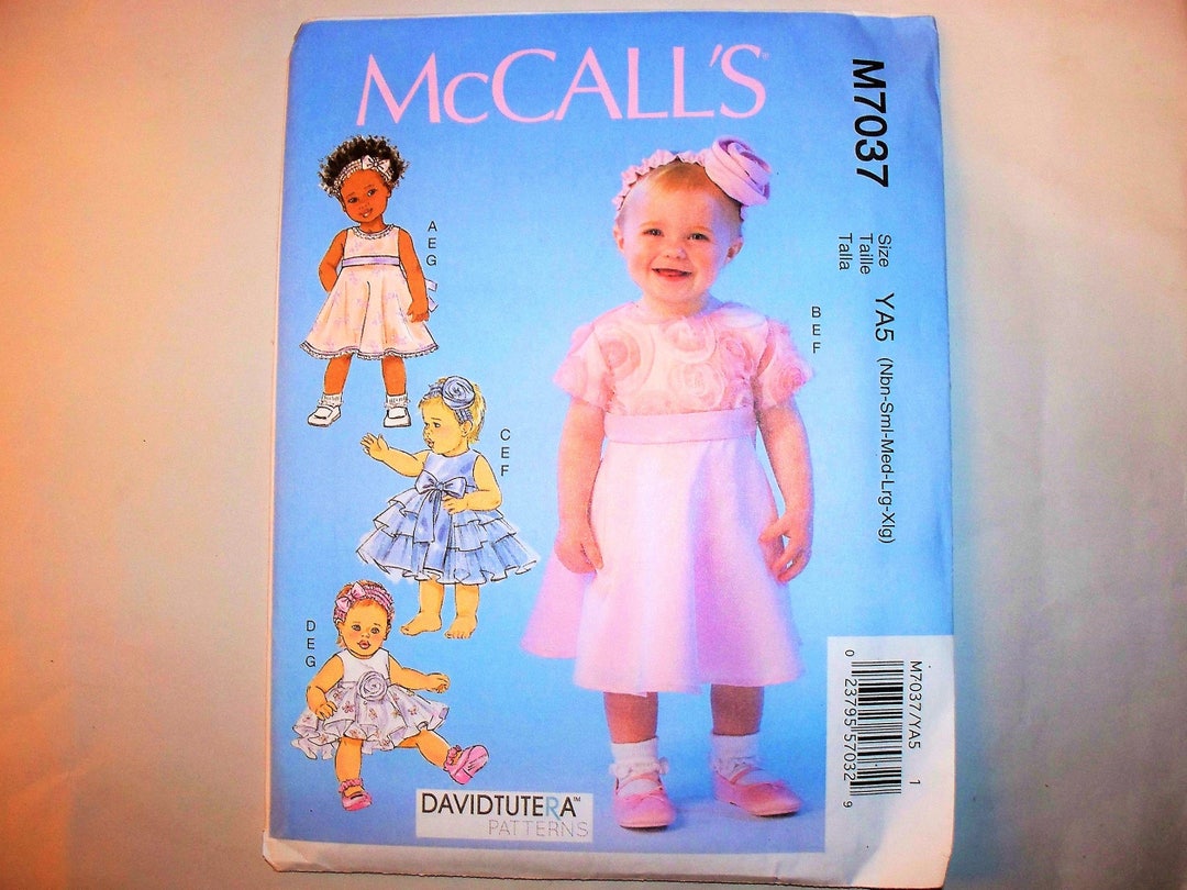 New Pattern, Mccall's Pattern, Baby Clothes Pattern, M7037 Etsy