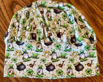 Soft & Stretchy Scrub Cap ~Little Leprechauns!